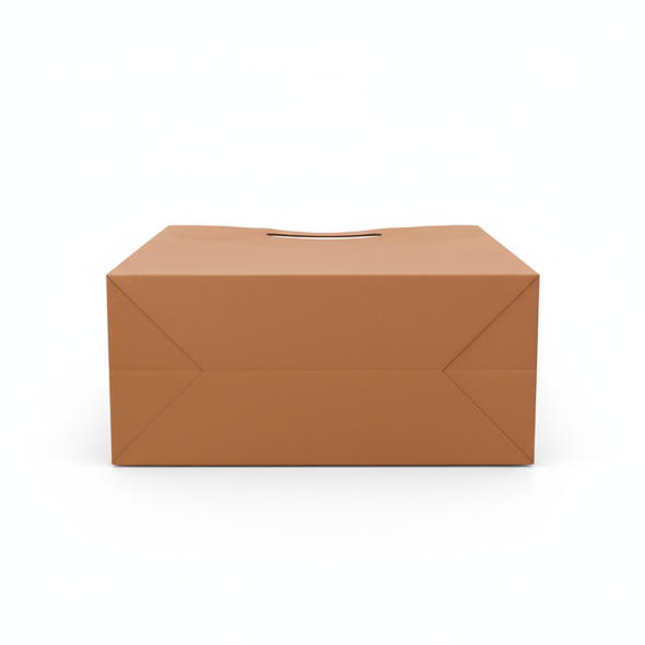 BOLSA ALFA #8 ASA TROQUELADA KRAFT COMPOSTBLE