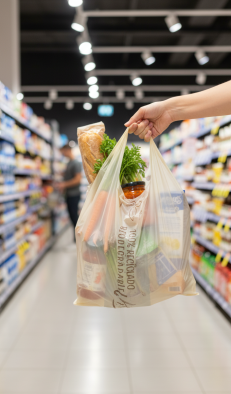 BOLSA CAMISETA #1 BIO POLIPAPEL 