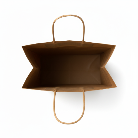 BOLSA CI #8-1 ASA CORDON KRAFT COMPOSTABLE