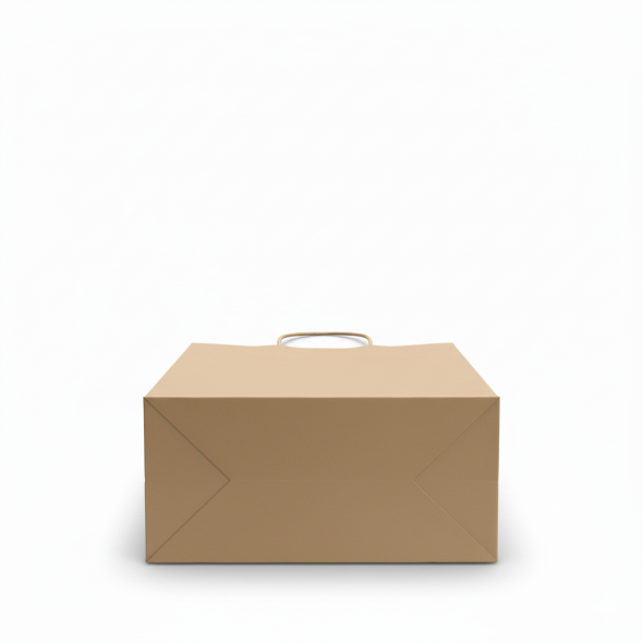 BOLSA CI #8-2 ASA CORDON KRAFT COMPOSTABLE 