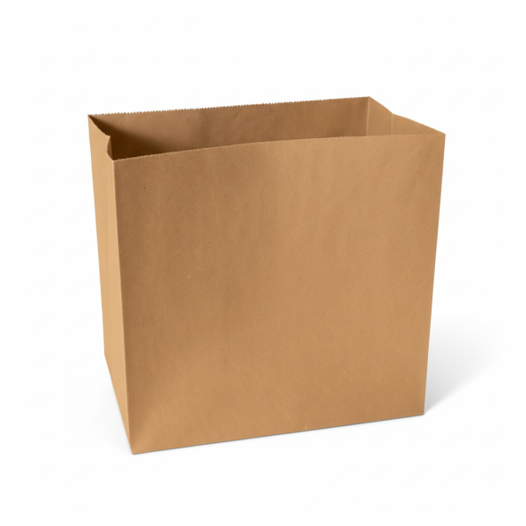 BOLSA CI #8-2 SIN ASA KRAFT COMPOSTABLE