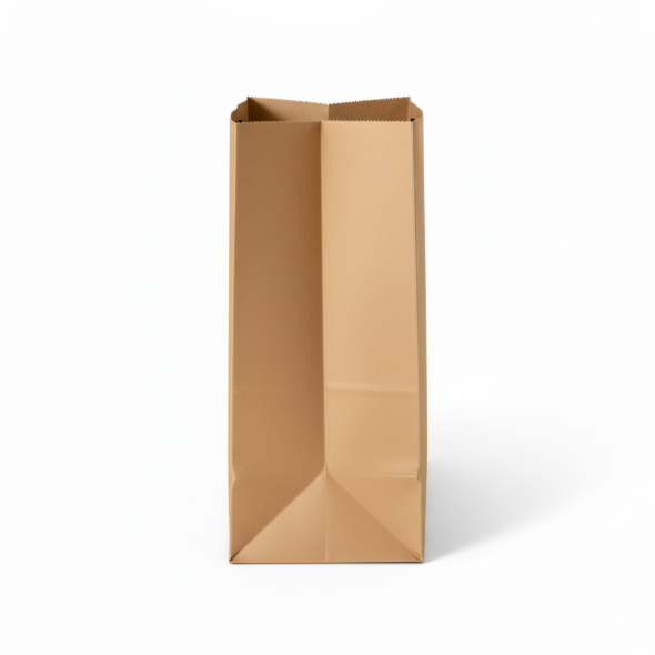 BOLSA CI #8-2 SIN ASA KRAFT COMPOSTABLE