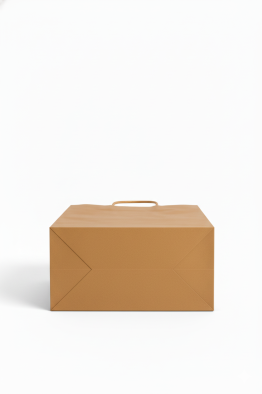 BOLSA CI #8-3 ASA CORDON KRAFT COMPOSTABLE