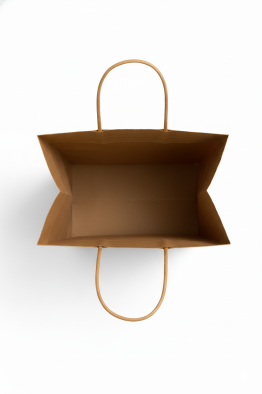 BOLSA CI #8-3 ASA CORDON KRAFT COMPOSTABLE