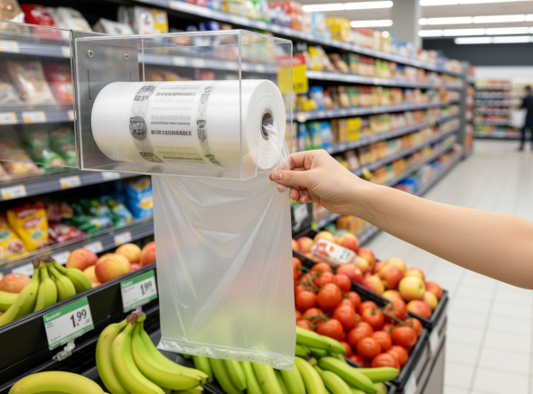 BOLSA ROLLO 15X25 CM BIODEGRADABLE