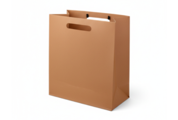 BOLSA ALFA #8 ASA TROQUELADA KRAFT COMPOSTBLE