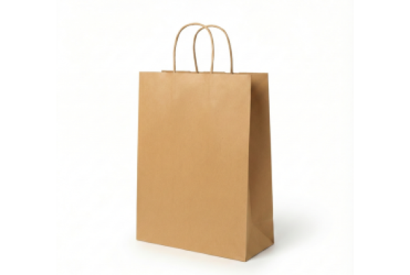 BOLSA CI #8-2 ASA CORDON KRAFT COMPOSTABLE 