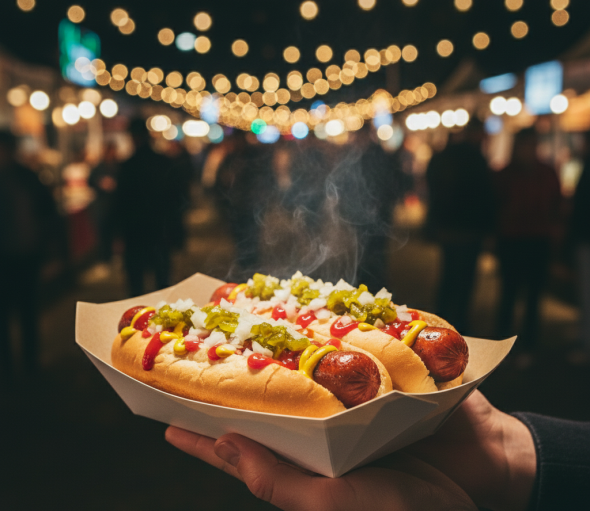 CHAROLA ALFA HOT DOG CARTÓN GRANDE