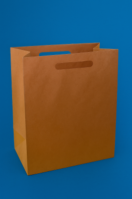 BOLSA ALFA #8 ASA TROQUELADA KRAFT COMPOSTBLE