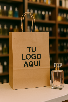 BOLSA CI #8-1 ASA CORDON KRAFT COMPOSTABLE