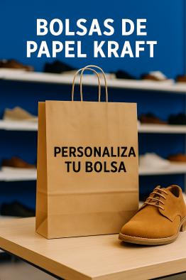 BOLSA CI #8-1 ASA CORDON KRAFT COMPOSTABLE