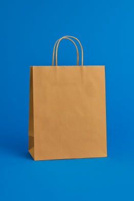 BOLSA CI #8-3 ASA CORDON KRAFT COMPOSTABLE