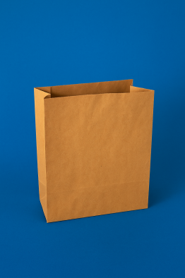 BOLSA CI #8-2 SIN ASA KRAFT COMPOSTABLE