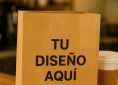 BOLSA CI #8-2 SIN ASA KRAFT COMPOSTABLE